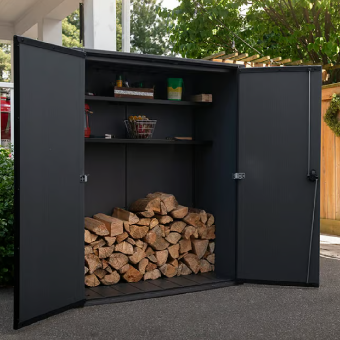 Keter Signature Collection Vertical Garden Shed Ashwood 55in