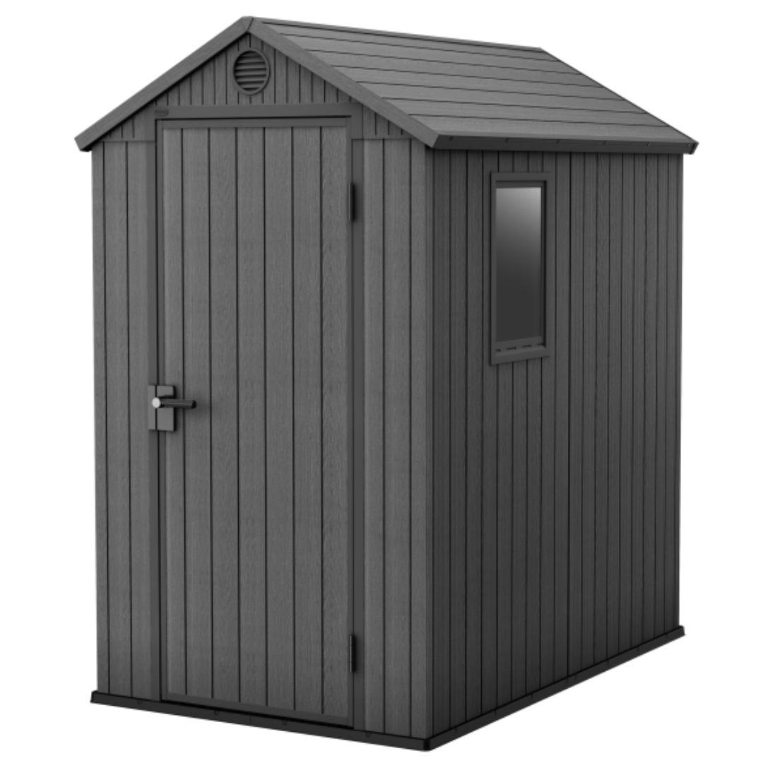 Keter Darwin 4x6ft Garden Shed Grey