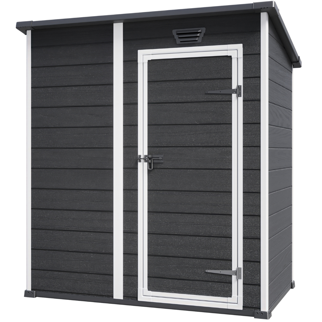 Manor Pent Essential 6x4ft Plastic Resin Garden Shed