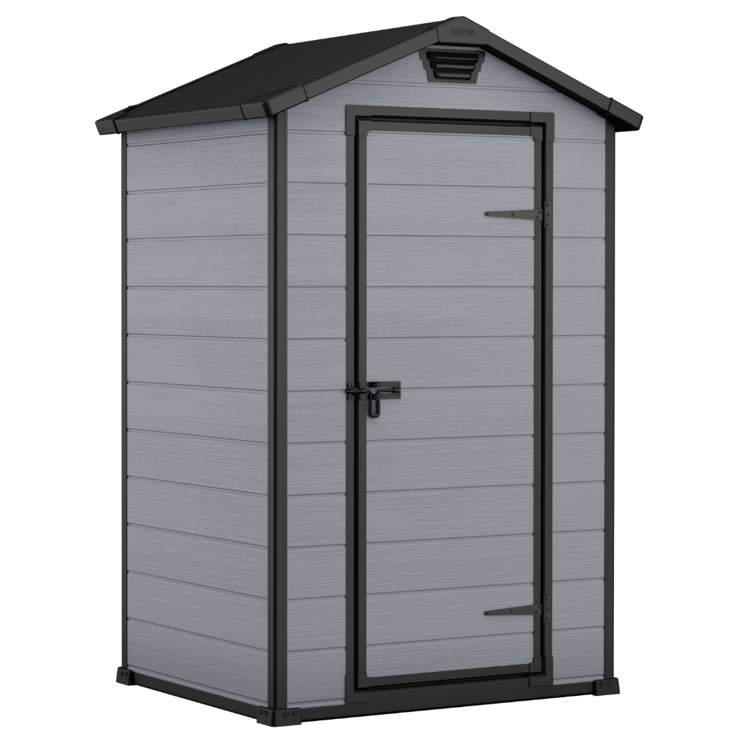 Keter Manor 4x3 ft Resin Storage Shed Weather-Resistant