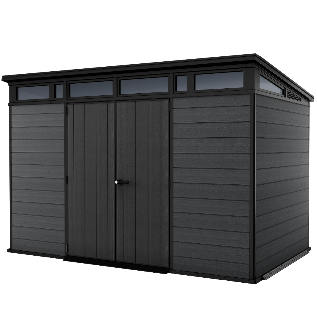 Keter Cortina 11x7ft Garden Shed Weather Resistant Resin Composite