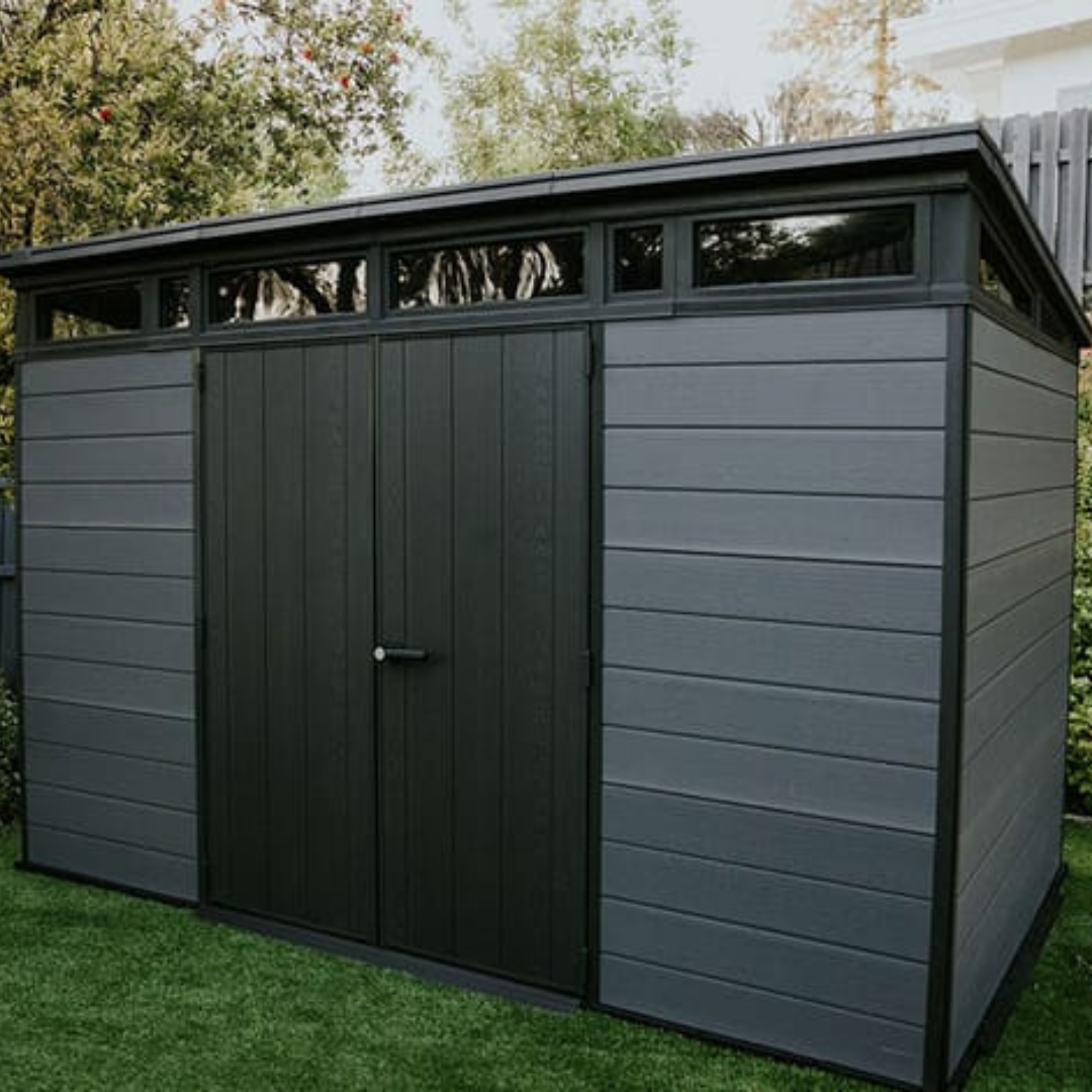 Keter Cortina 11x7ft Garden Shed Weather Resistant Resin Composite