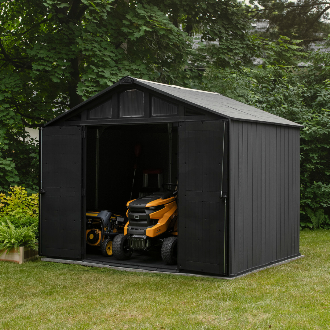 Keter Stronghold 10x8ft Resin Composite Storage Shed Grey