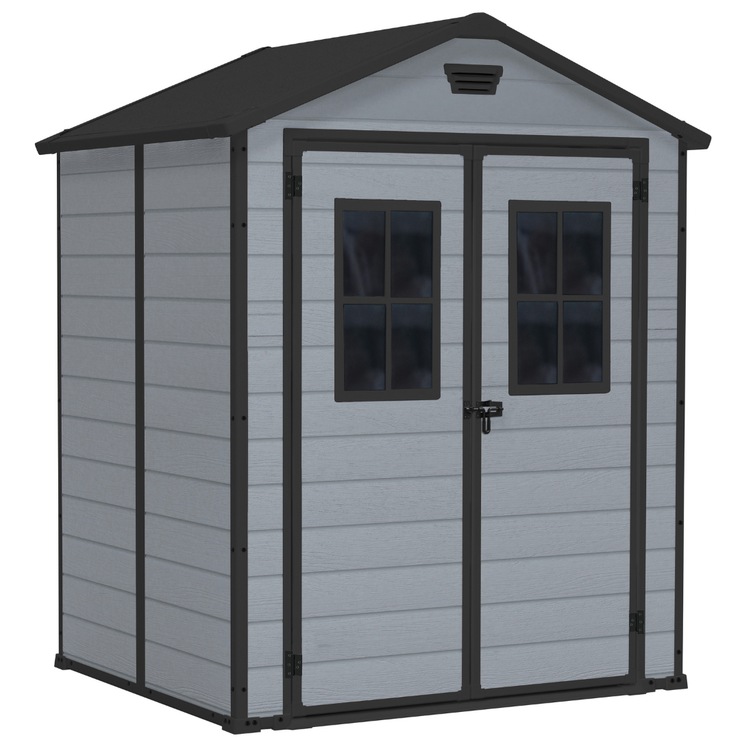 Keter Manor 6x5ft Resin Garden Storage Shed