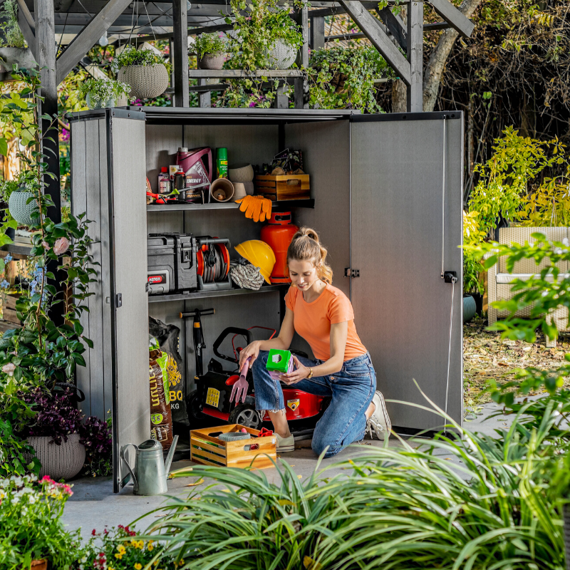 Keter High Store PLUS Garden Shed Weather-Resistant Resin 1400L