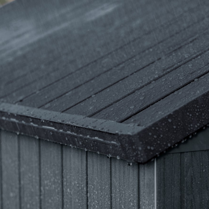 Keter Darwin 6x8ft Composite Storage Shed Grey 16mm Walls