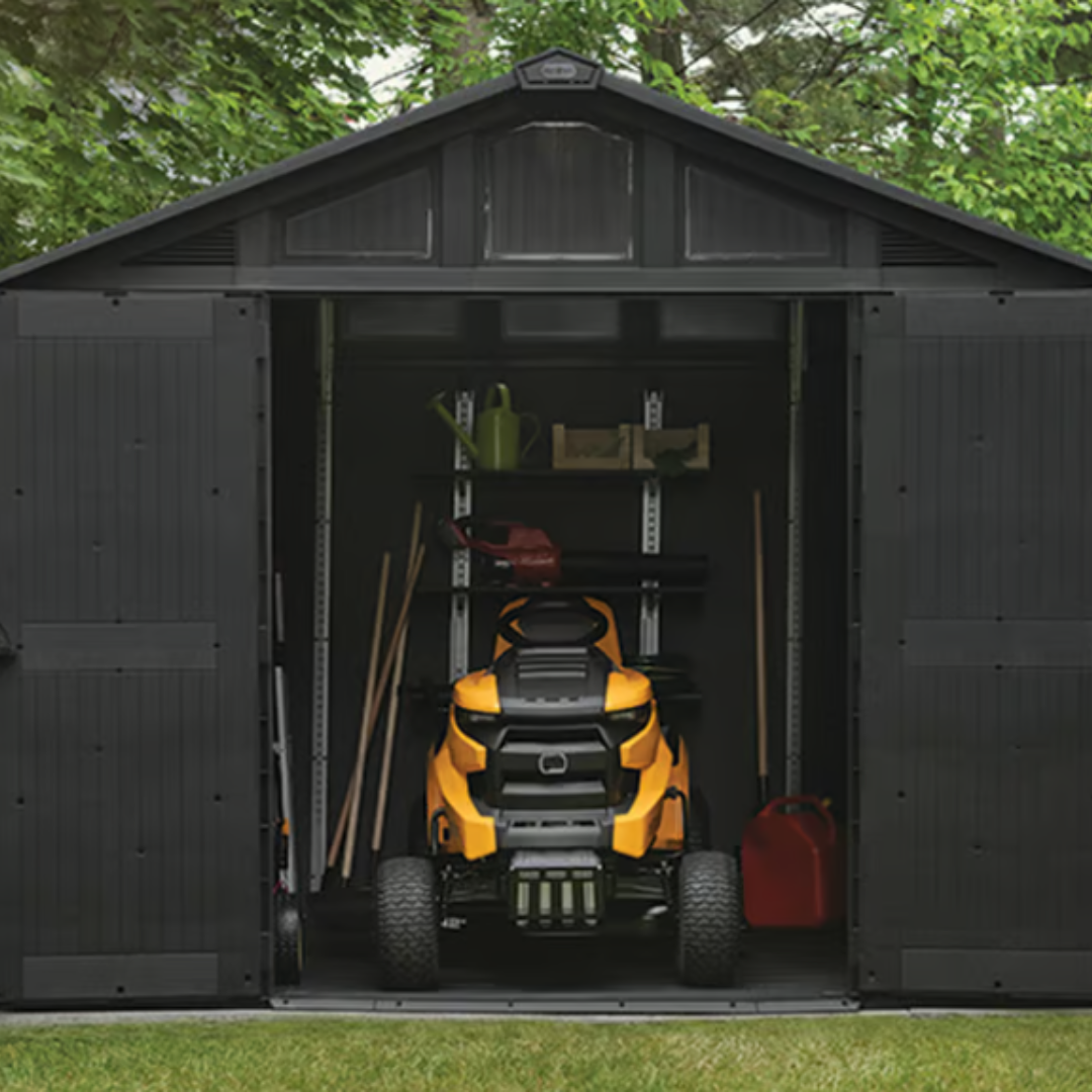 Keter Stronghold 10x8ft Resin Composite Storage Shed Grey