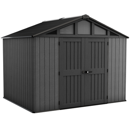Keter Stronghold 10x8ft Resin Composite Storage Shed Grey
