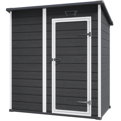 Manor Pent Essential 6x4ft Plastic Resin Garden Shed