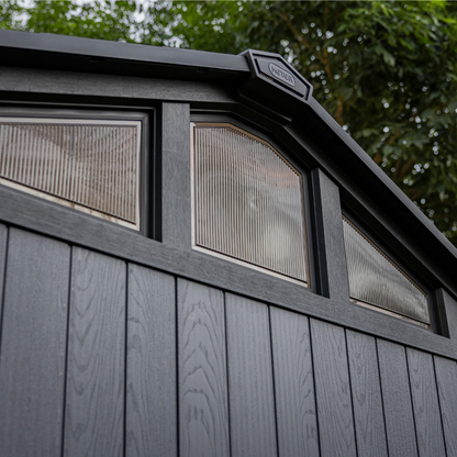 Keter Stronghold 10x8ft Resin Composite Storage Shed Grey
