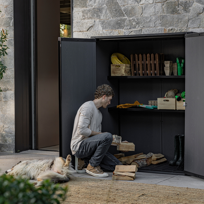 Keter Signature Collection Vertical Garden Shed Ashwood 55in