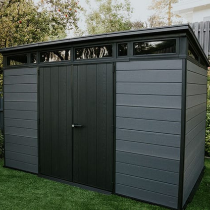 Keter Cortina 11x7ft Garden Shed Weather Resistant Resin Composite