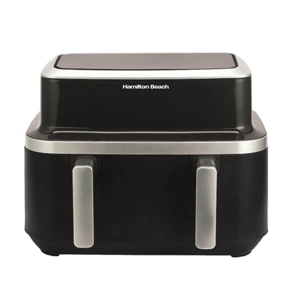 Hamilton Beach HB700VCGS - Black 9L Dual Air Fryer - Dual Zone with Vision Window