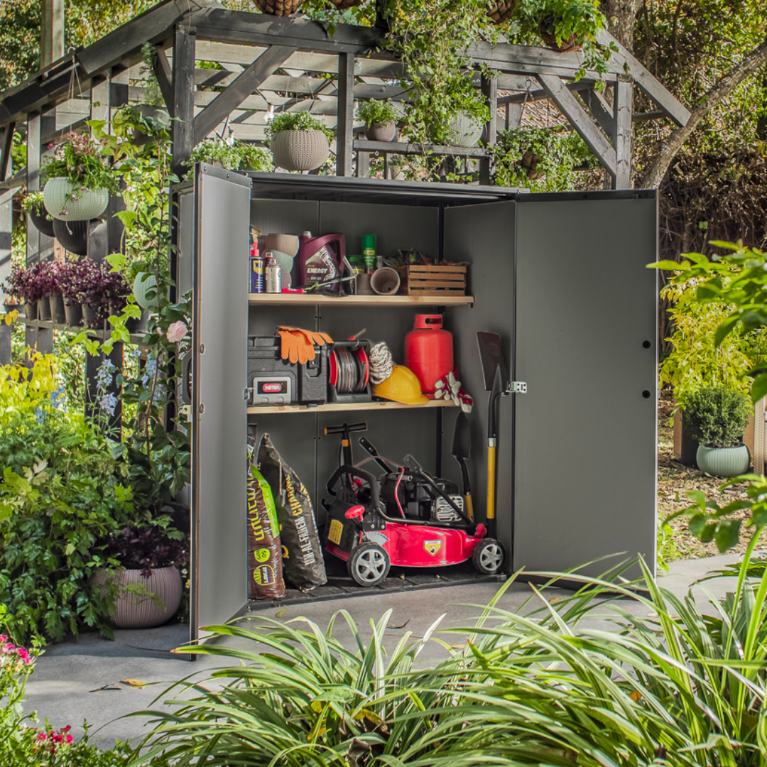 Premier Tall Garden Storage Shed 1400L