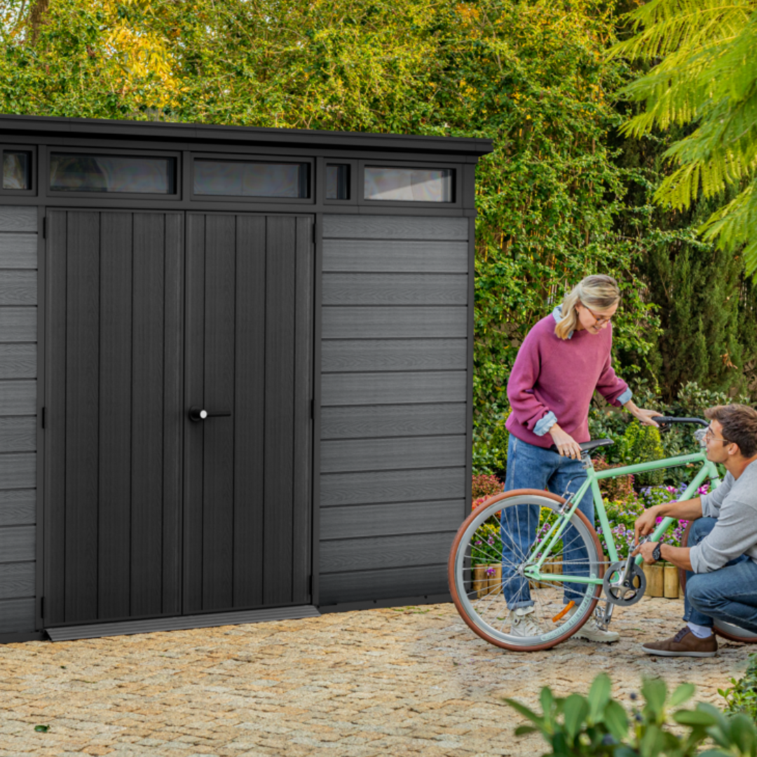 Keter Cortina 11x7ft Garden Shed Weather Resistant Resin Composite