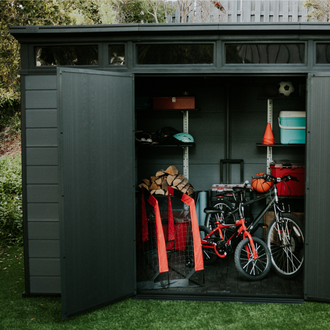 Keter Cortina 11x7ft Garden Shed Weather Resistant Resin Composite
