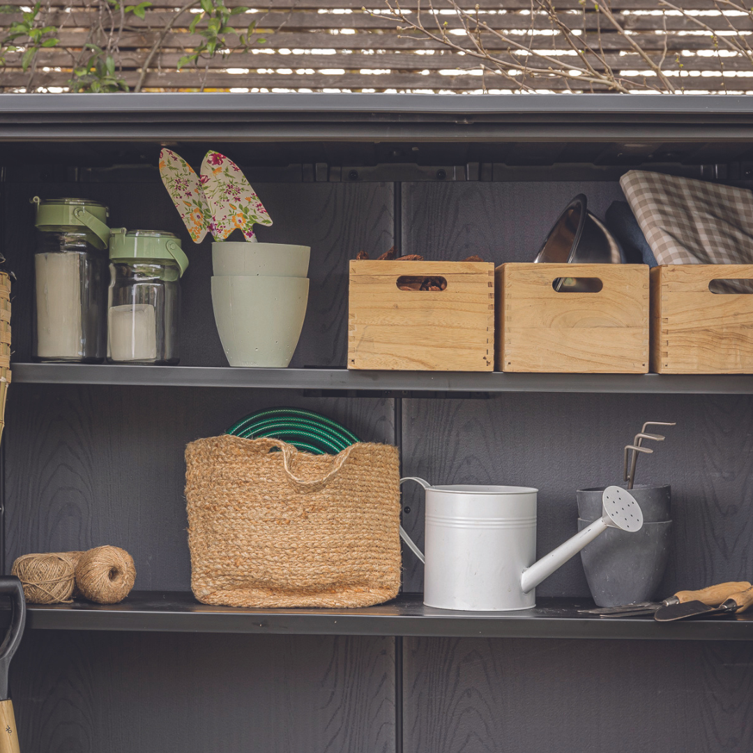 Keter Signature Collection Vertical Garden Shed Ashwood 55in
