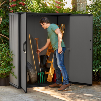 Premier Tall Garden Storage Shed 1400L