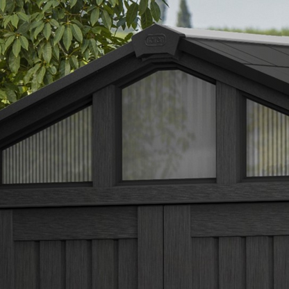 Keter Stronghold 10x11.5ft Resin Storage Shed Grey