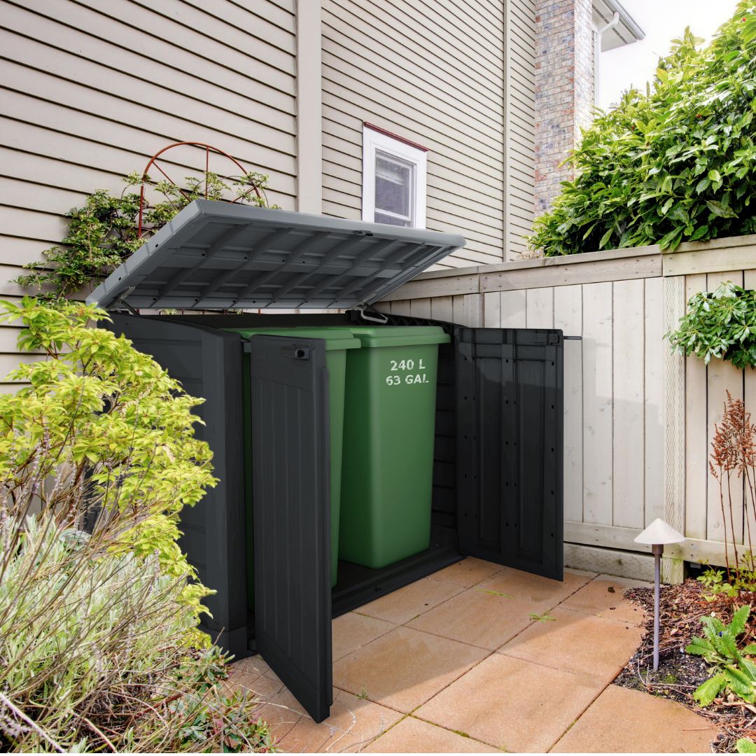 Keter Store-It-Out Max Outdoor Storage Unit 1200L Black-Grey
