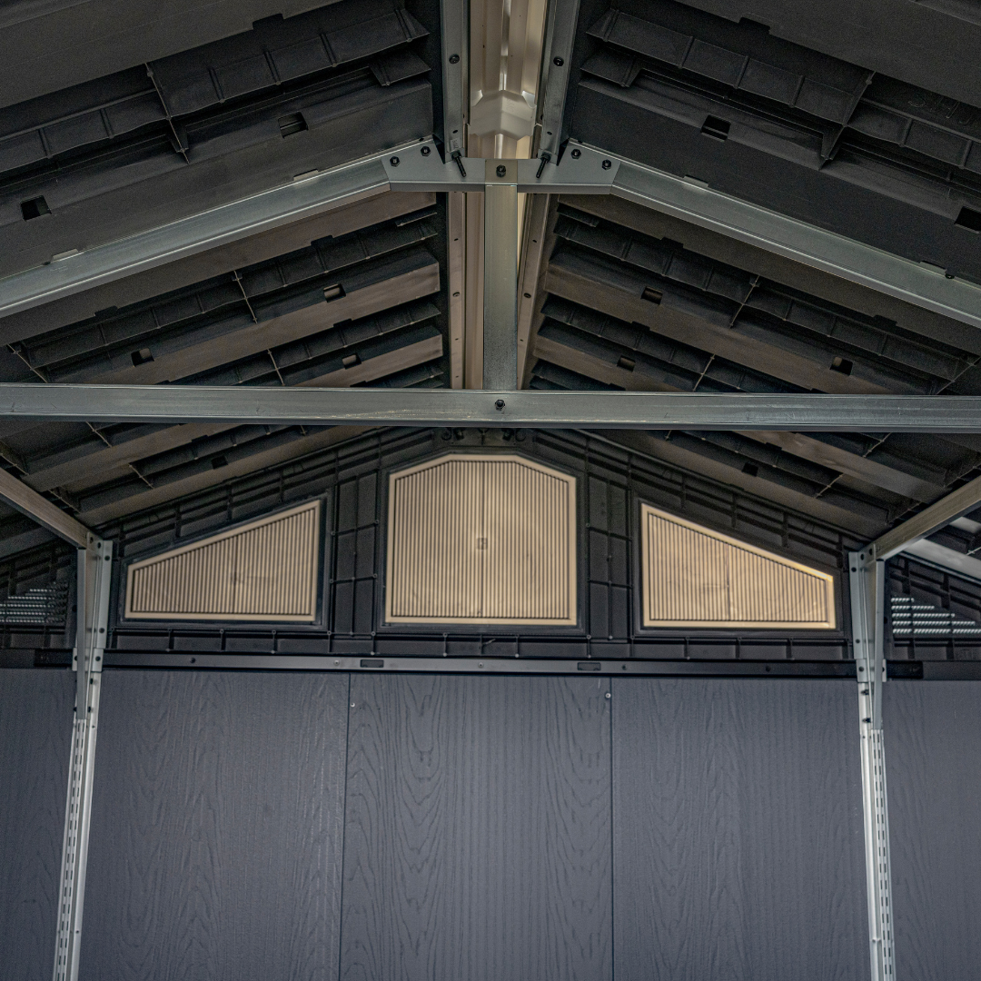 Keter Stronghold 10x8ft Resin Composite Storage Shed Grey