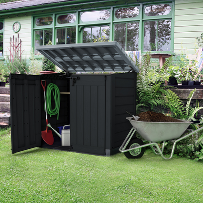 Keter Store-It-Out Max Outdoor Storage Unit 1200L Black-Grey