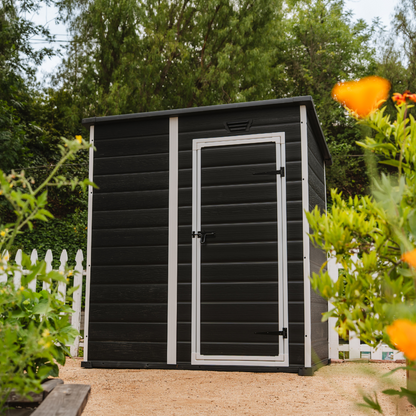 Manor Pent Essential 6x4ft Plastic Resin Garden Shed