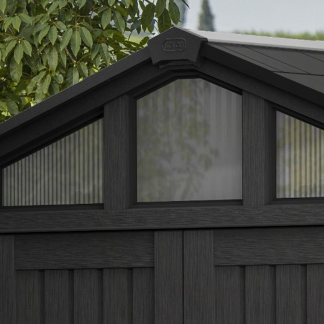 Keter Stronghold 10x8ft Resin Composite Storage Shed Grey
