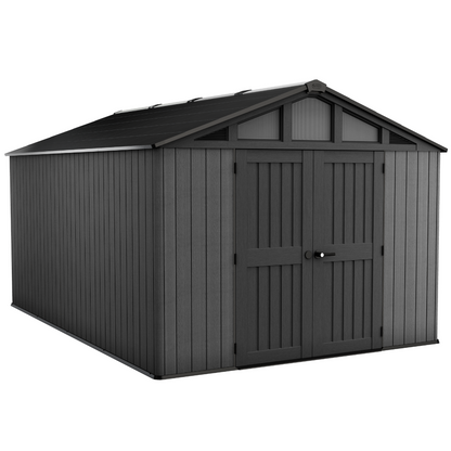 Keter Stronghold 10x11.5ft Resin Storage Shed Grey