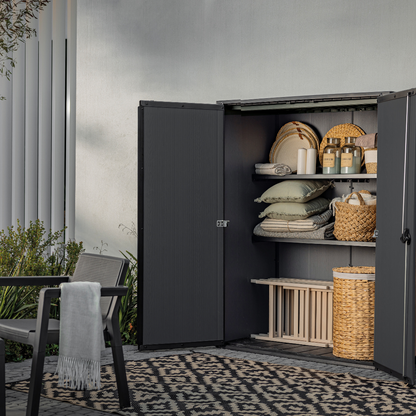Keter Signature Collection Vertical Garden Shed Ashwood 55in