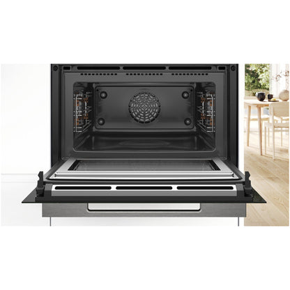 Bosch CMG7761B1B Series 8 Built-In Combi Microwave - Black