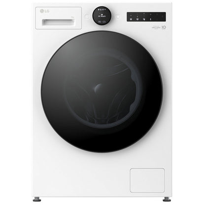 LG F4X7009TWB 9kg 1400 Spin AI Direct Drive Freestanding Washing Machine White