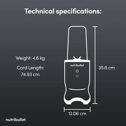 Nutribullet Ultra 1200 McLaren F1 Team Edition Portable Blender 2776 - Grey