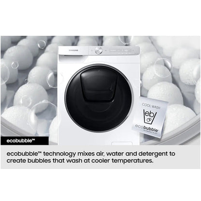 Samsung Series 9 WF90F09C4SU1 Bespoke AI Home 9kg 1400 Spin Smart Washing Machine Dark Steel