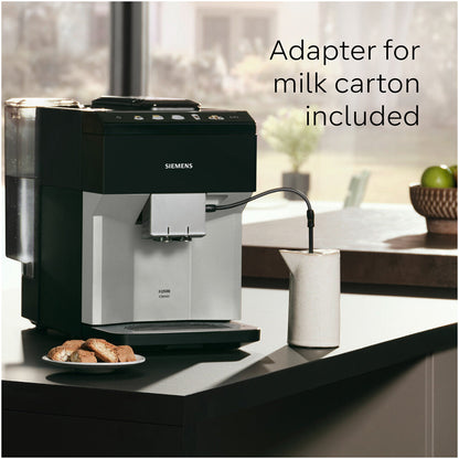 Siemens TP515GB1 EQ500 Bean to cup coffee machine Black Silver